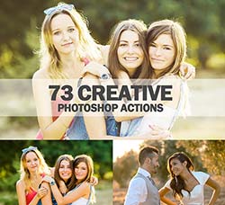 PS动作－73个富有创意的色调：73 Creative Photoshop Actions